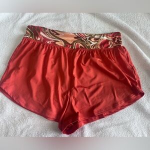 SO running Shorts with Patterned Waistband